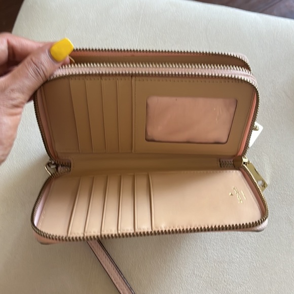 Leather Pink Kate Spade Wallet Clutch - Picture 5 of 6